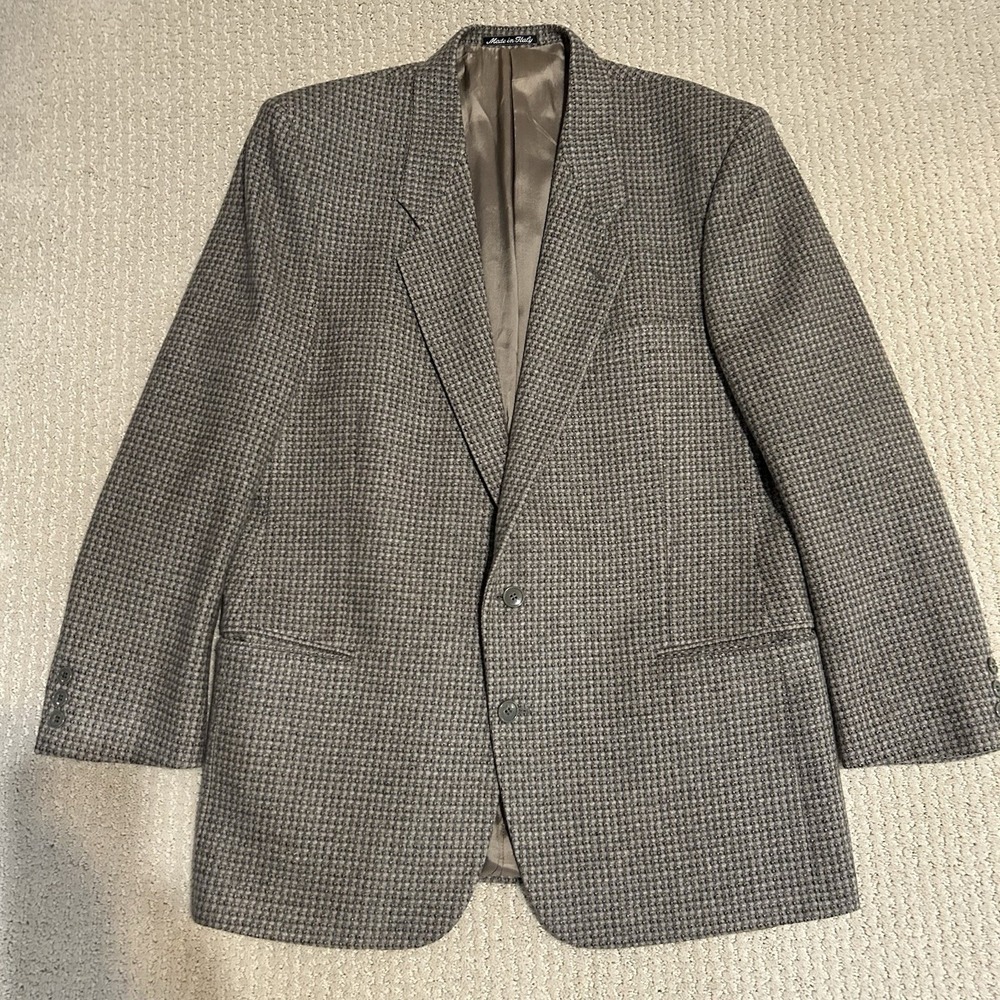 MANI GIORGIO ARMANI Blazer made in Italy M 44R Virgin Wool 2 Button Sport Coat